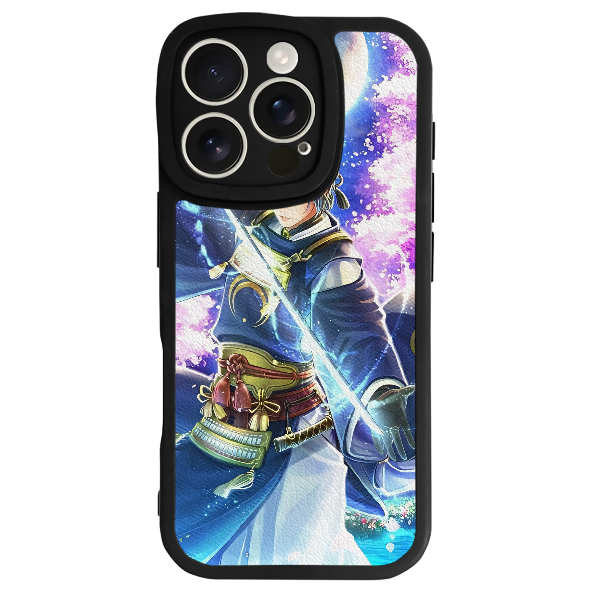 （画像用） 刀剣乱舞 Touken Ranbu 【iPhone 16シリーズ対応】シリコンスマホケース（レザー調） 材質：シリコン